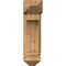 Ekena Millwork Imperial Arts and Crafts Rough Sawn Bracket w/ Offset Brace, Western Red Cedar, 6"W x 14"D x 22"H BKT0604X14X22IMP03RWR - alternate 4